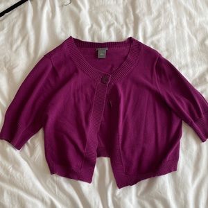 Cropped cardigan - size medium